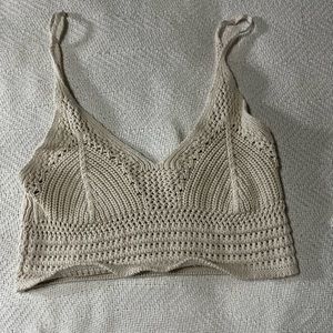 Crochet crop top